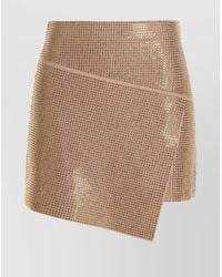 ANDREADAMO - Sequin Knit Asymmetric Skirt - Lyst