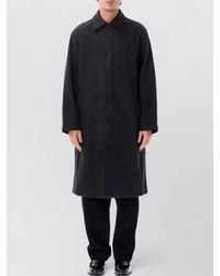 Universal Works - Wool Single-Breasted Mac Coat - Lyst