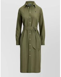 Polo Ralph Lauren - Dress With Belt - Lyst