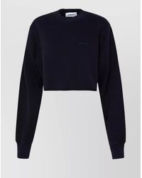 Ambush - Ribbed Loose-Fit Cotton Sweatshirt - Lyst