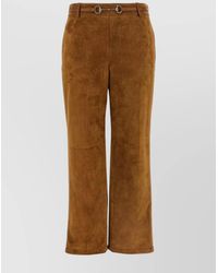 Gucci - Soft Texture Trousers Featuring Belt Loops - Lyst