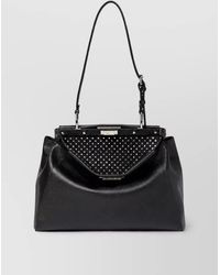 Fendi - My Peekaboo Medium Leather Shoulder Bag - Lyst