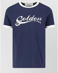 Golden Goose - Cotton Logo-Print Short-Sleeve T-Shirt - Lyst