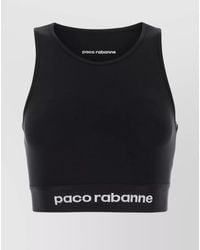 Rabanne - Jersey Bodyline Streamlined Racerback Sleeveless Top - Lyst