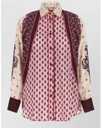 F.R.S For Restless Sleepers - Silk-Blend Printed Shirt - Lyst
