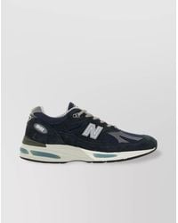 New Balance - U991 Sneakers With Suede And Mesh - Lyst