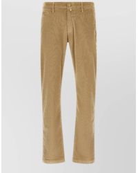 Jacob Cohen - Bobby Corduroy Pants Belt Loops Side Pockets - Lyst