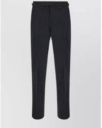 Vivienne Westwood - Cotton Trousers With Back Pocket And Button Detail - Lyst