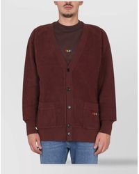MSGM - Cotton V-Neck Cardigan - Lyst