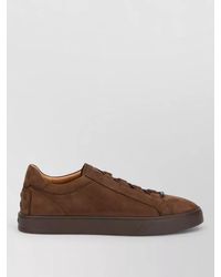 Tod's - Suede Lace-Up Sneakers - Lyst