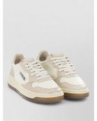 Autry - Medalist Low Top Sneakers Crocodile Texture Lace Up - Lyst