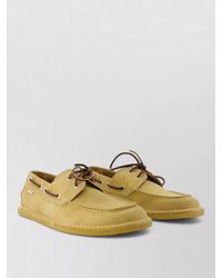 Ami Paris - Suede Leather Boat Shoes - Lyst