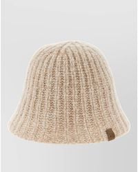 Brunello Cucinelli - Ribbed Cashmere Bucket Hat - Lyst