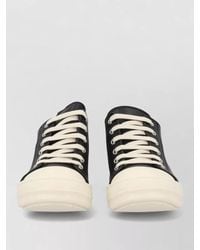 Rick Owens - Low Top Lace Up Shoes Contrasting Sole - Lyst