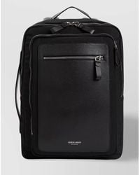 Giorgio Armani - Tech Fabric Backpack Leather Insert - Lyst