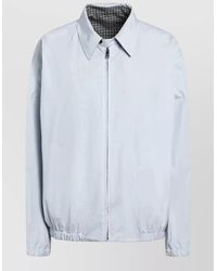 Prada - Collared Jacket Elasticated Hem Lightweight - Lyst