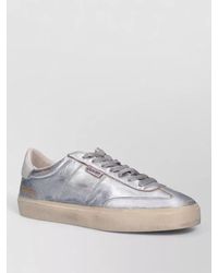 Golden Goose - Leather Low Top Lace-Up Shoes - Lyst