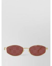 Gucci - Metal Round Panthos Sunglasses Slim Temples - Lyst