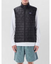 Patagonia - Nano Puff Quilted High Collar Vest - Lyst