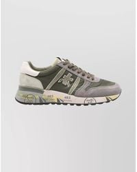 Premiata - Low Top Sneakers With Round Toe And Panels - Lyst