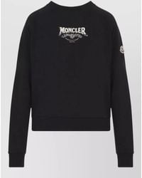 Moncler - Ribbed Crewneck Sweatshirt - Lyst