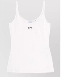 Off-White c/o Virgil Abloh - Ribbed Slim-Fit Tank Top - Lyst