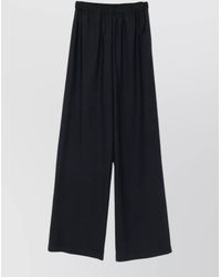 Fabiana Filippi - Tailored Silk Blend Wide Leg Trousers - Lyst