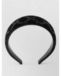 Gucci - Crystal-Embellished Velvet Headband - Lyst