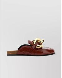 JW Anderson - Chain Detail Flat Sole Mules - Lyst