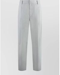 Bottega Veneta - Tailored Trousers Pleated Front Belt Loops - Lyst