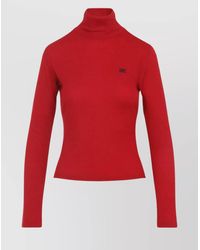 Celine - Wool Turtleneck Long Sleeve Top - Lyst