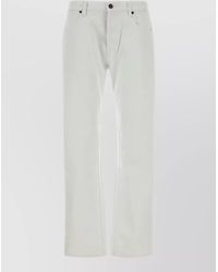 Gucci - Denim Straight Leg Jeans Five Pocket Belt Loops - Lyst
