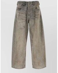 DIESEL - 1997 Denim Trousers Belt Loops Wide Leg - Lyst