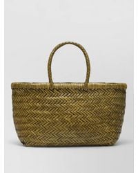 Dragon Diffusion - Woven Beach Bag Tote Top Handles - Lyst