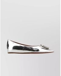 AMINA MUADDI - Leather Camelia Ballerina Flats - Lyst