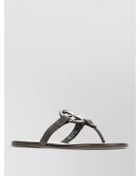 Tory Burch - Leather Miller Thong Sandals Open Toe - Lyst