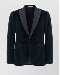 Pal Zileri - Ceremony Line Velvet Blazer With Satin Lapel - Lyst