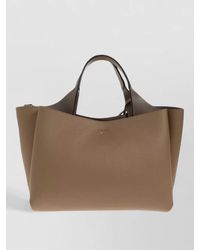 Tod's - T Mini Leather Tote Bag Detachable Strap - Lyst