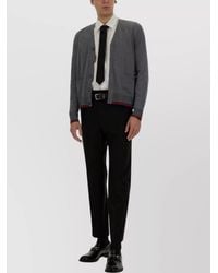 Gucci - Wool Patterned Cardigan - Lyst