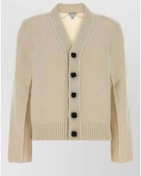 Bottega Veneta - Fine-Knit Wool Cardigan - Lyst