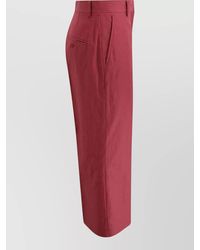 Weekend by Maxmara - Cotton Palazzo Trousers - Lyst