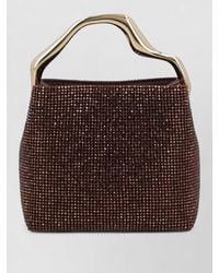 Cult Gaia - Rhinestone Mesh Mini Tote Bag - Lyst