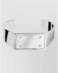 Maison Margiela - Signature Four Stitches Open Cuff Bracelet - Lyst