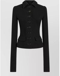 Dolce & Gabbana - Virgin Wool Slim-Fit Single-Breasted Coat - Lyst