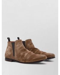 Church's - Suede Boots Almond Toe Elastic Panels - Lyst