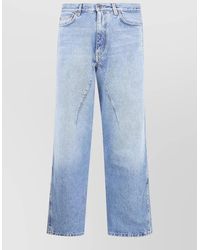 Off-White c/o Virgil Abloh - Cotton Straight-Leg Jeans - Lyst