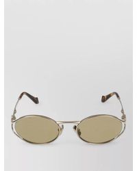 Miu Miu - Sunglasses 0Mu 52Ys Zvn10R Oval Frame - Lyst