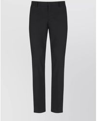 PT Torino - Straight Cut Trousers With Back Pocket And Belt Loops - Lyst