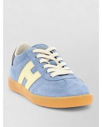 Hogan - Calfskin Leather Low-Top Sneakers - Lyst