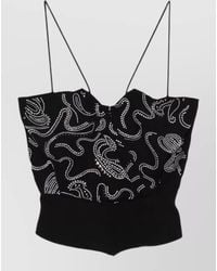 IRO - Olympe Top Fitted Waist V Neckline - Lyst